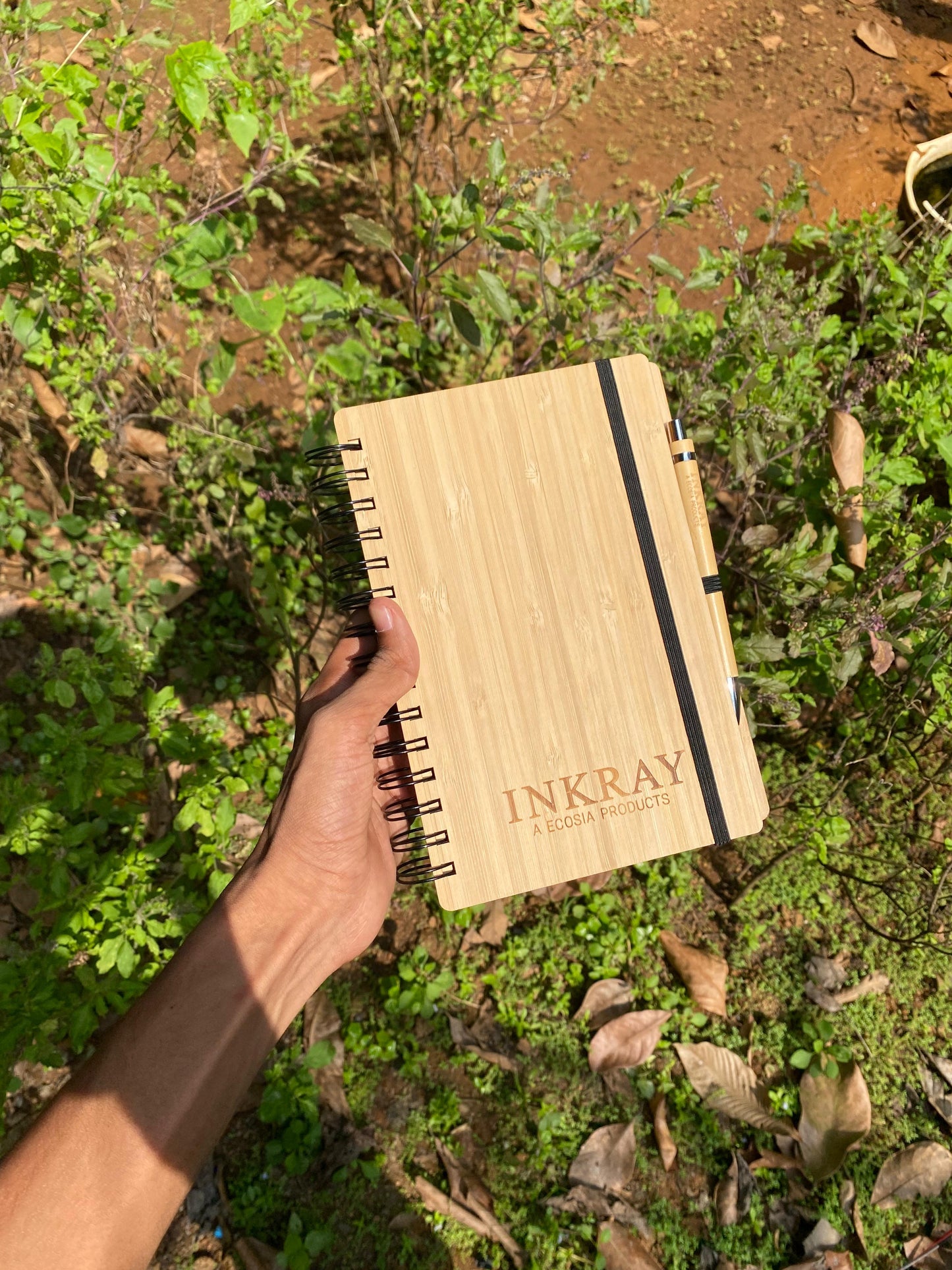 BAMBOO NOTEBOOK AND PEN