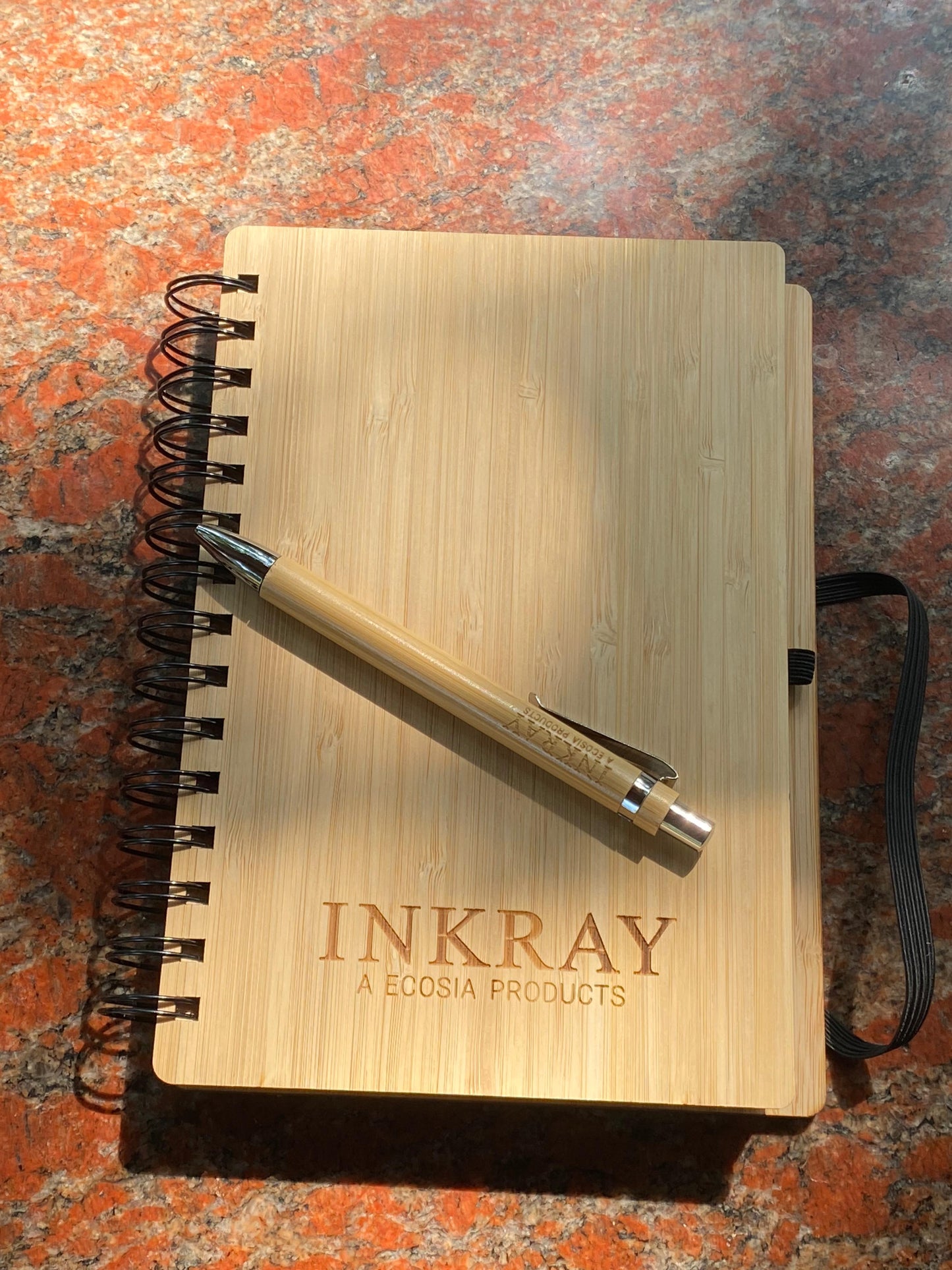 BAMBOO NOTEBOOK AND PEN